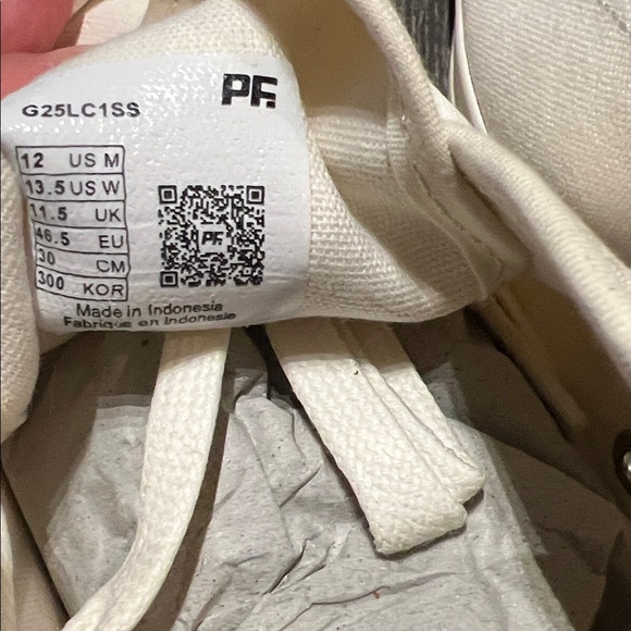 Classic Off White White Canvas Sneakers PF Flyers size 12 - Picture 4 of 4
